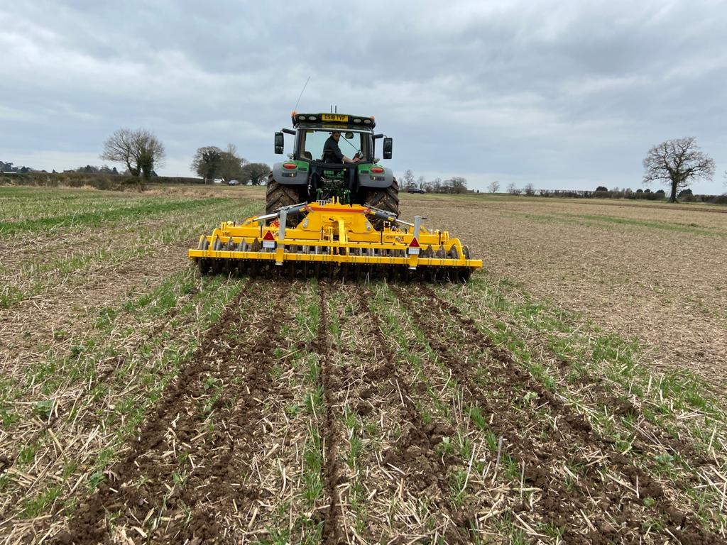 Tractor subsoil compaction relief cultivation field