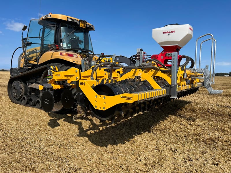 OSR cover crop establishment seeding